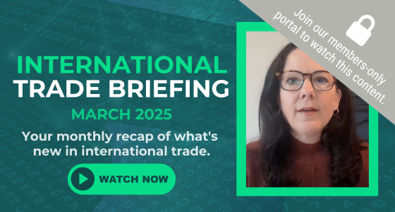 International Trade Briefing: March 2025 [Video]